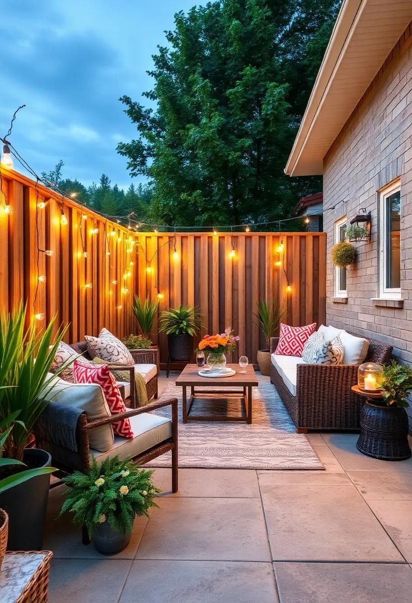 Twinkling Fairy Lights: ​Drape fairy lights along your fence ⁢to cast a⁢ warm glow‍ and⁢ create an inviting⁣ atmosphere during summer nights