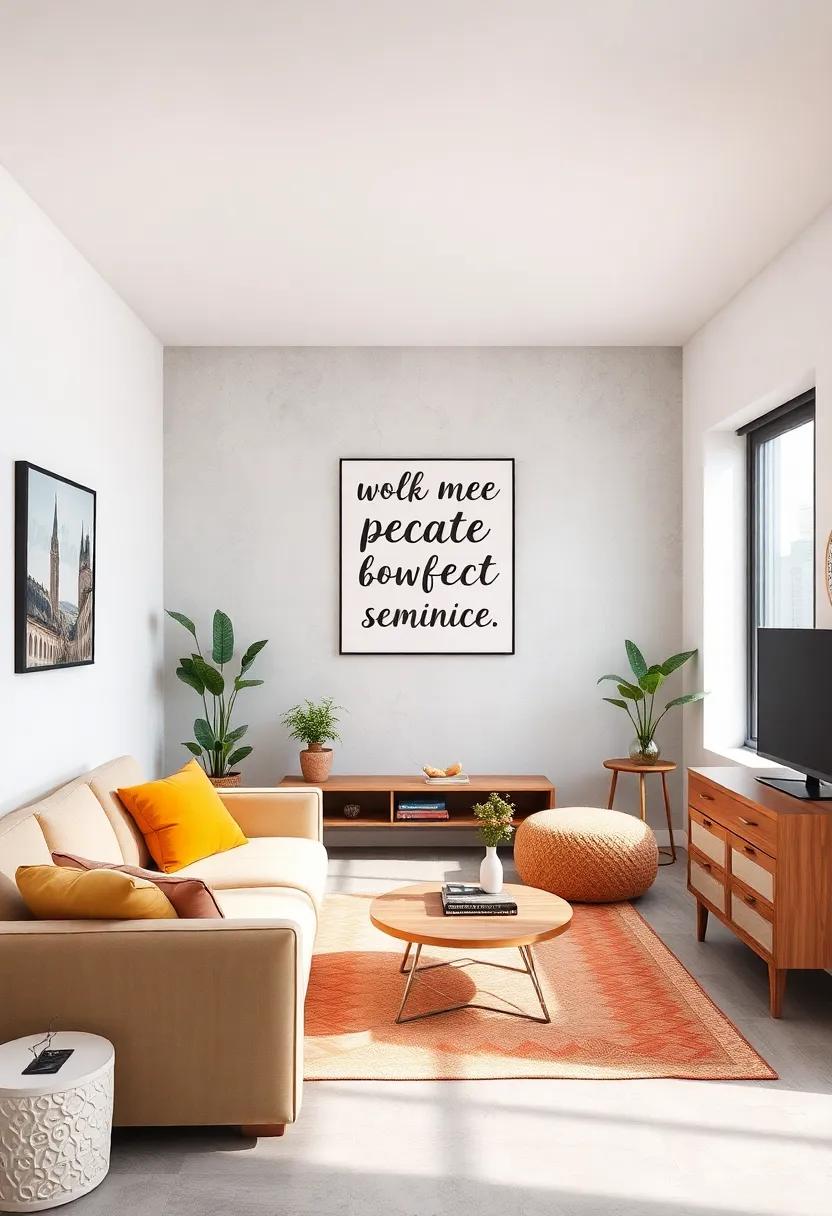 Inspiring Quotes: Use wall ​decals or⁢ framed prints of ⁢your ‌favorite motivational quotes to keep ‌your spirits high⁣ and focus ‍on your goals