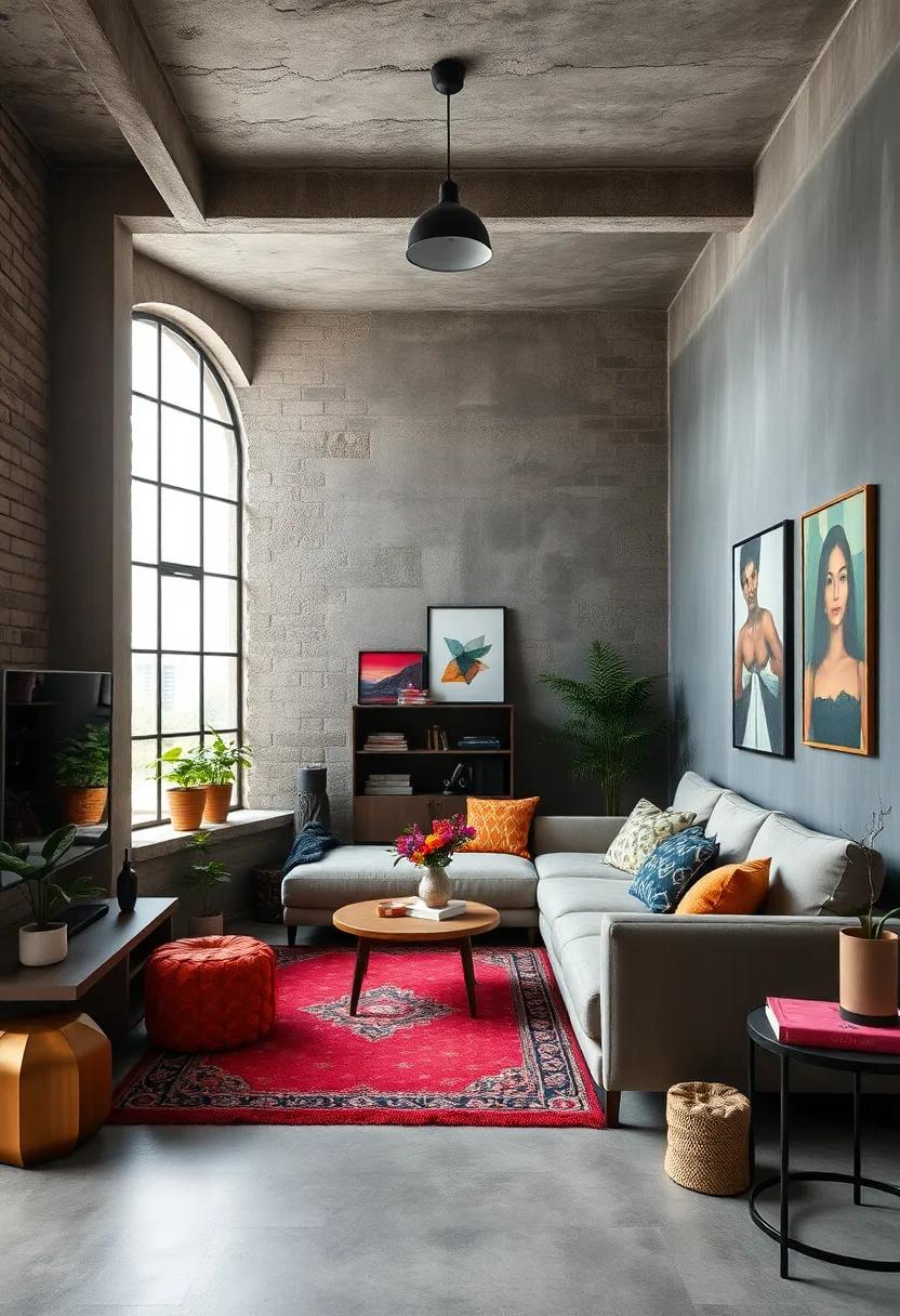 Urban Industrial ⁢edge: Combine raw materials like metal, brick,⁢ and concrete with bold,⁣ dark⁢ colors for an edgy yet stylish city-inspired⁤ retreat