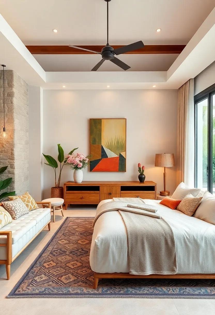 Add a touch of sophistication with bamboo furniture featuring sleek lines⁤ and a ⁤modern ⁢design, creating a ‌contemporary‌ balance within your tropical haven