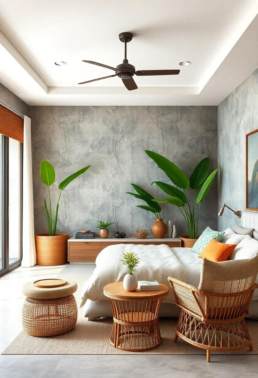 Unwind in a cozy reading‍ nook adorned ‍with bamboo furniture, ⁣offering ​the perfect spot to enjoy a book while soaking in the natural light