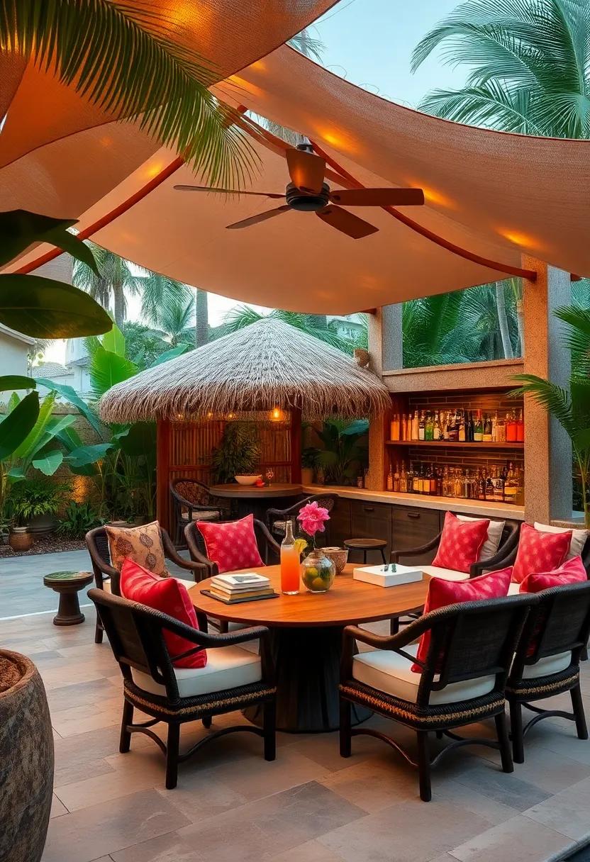 Dreamy Dominican Delight: Located in ⁣a picturesque garden, this tiki‍ bar is perfect for those looking to enjoy tropical drinks made with ⁣fresh ingredients and lots of love