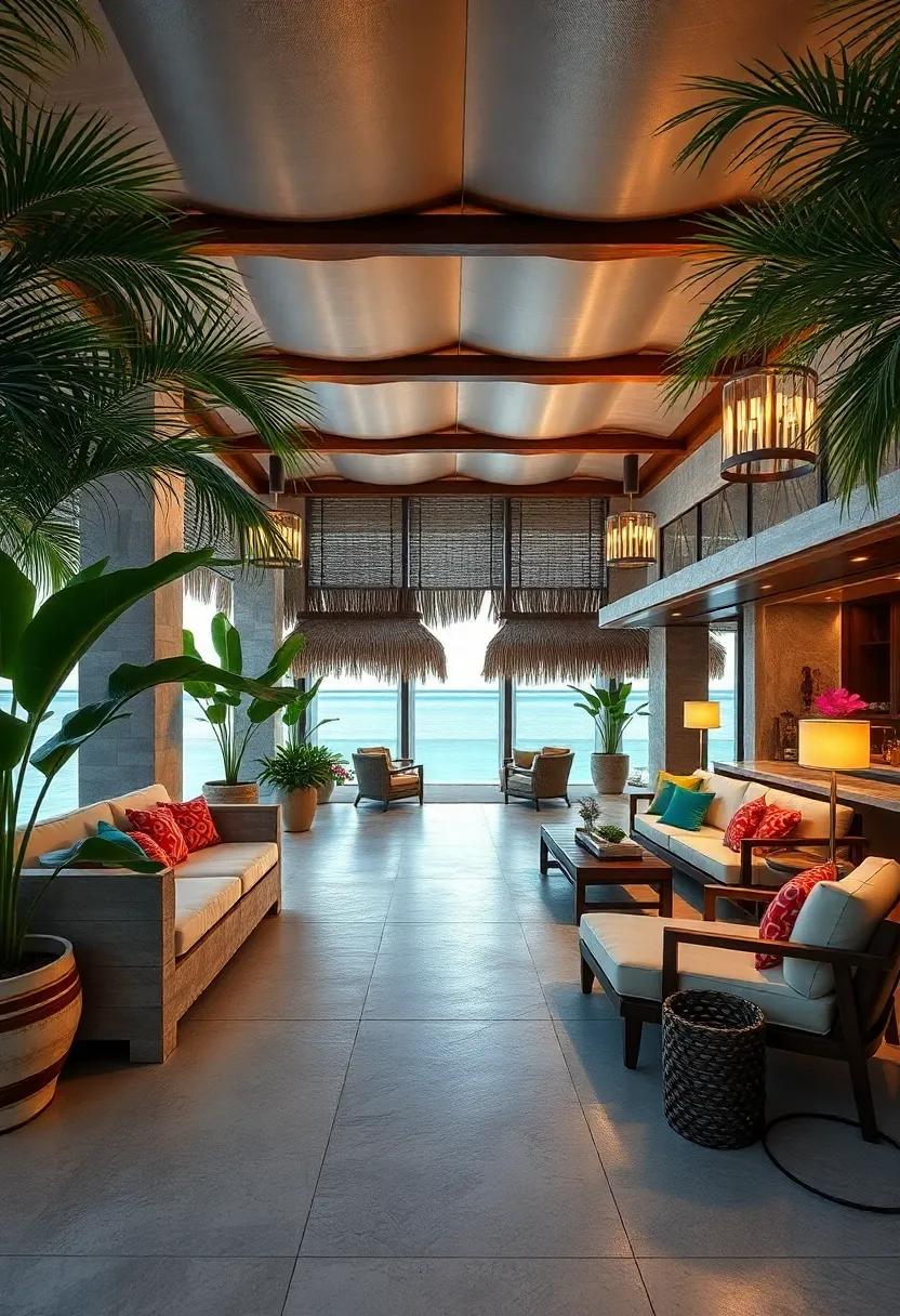 maldives Oasis: Accessible only by boat, this exclusive tiki bar offers secluded ​lounges and handcrafted cocktails, inviting ‌guests to unwind in a truly tranquil environment