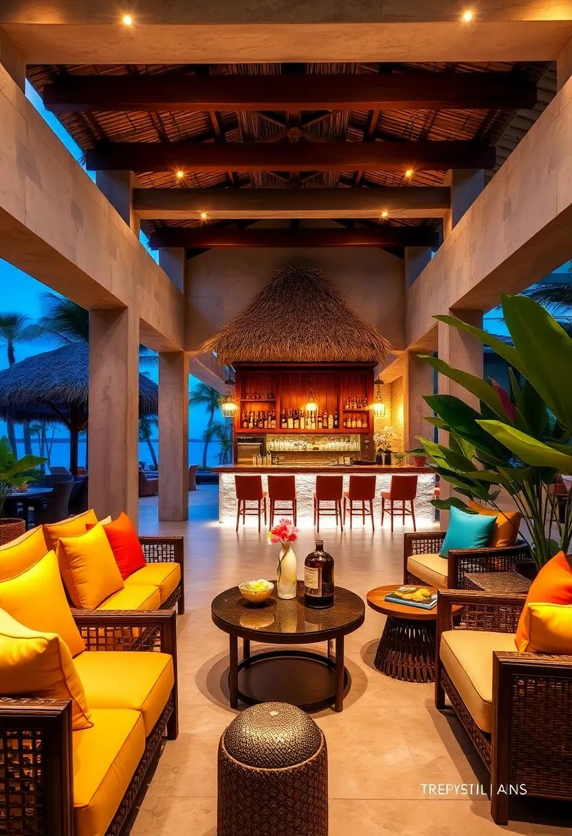 Glistening Gold Coast Retreat: ⁣This stunning tiki bar, with its beachfront location and stylish decor, serves up⁣ refreshing drinks made from locally sourced ingredients, making it a⁣ must-visit