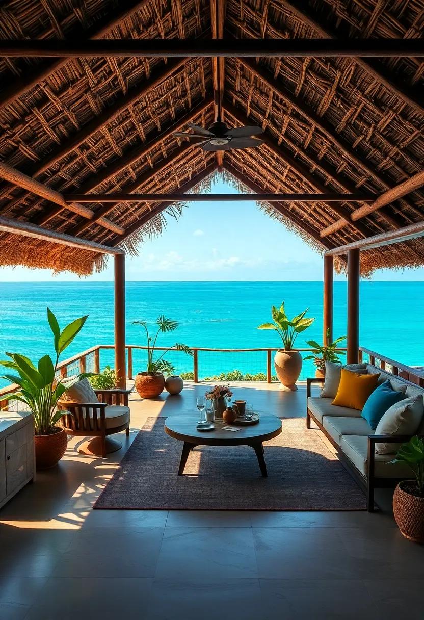 Seychelles Serenity: A stunning cliffside tiki bar with breathtaking sea views, it’s the ultimate spot for⁢ sipping⁣ cocktails crafted with exotic local spices and ‍herbs