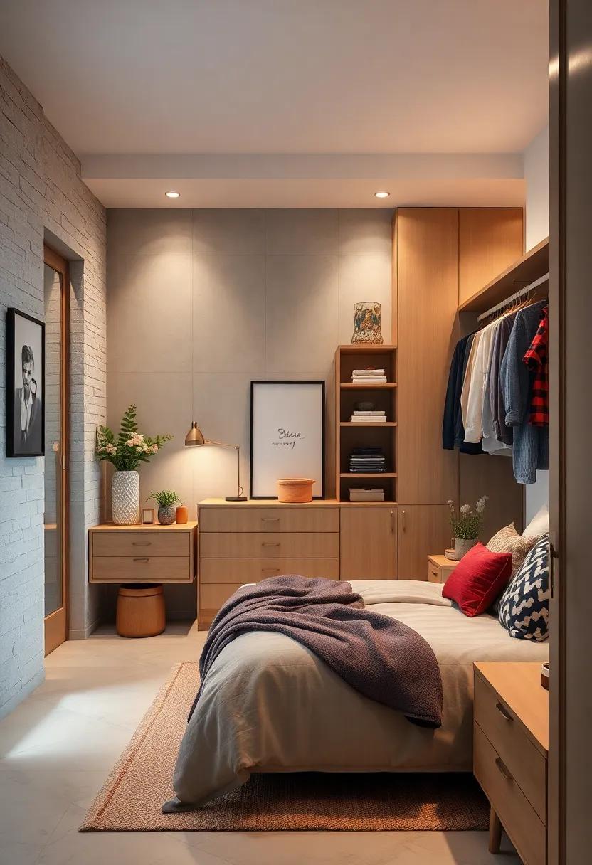 25 Stylish Ideas for Maximizing a Small Teen Room with a Walk-In Closet
