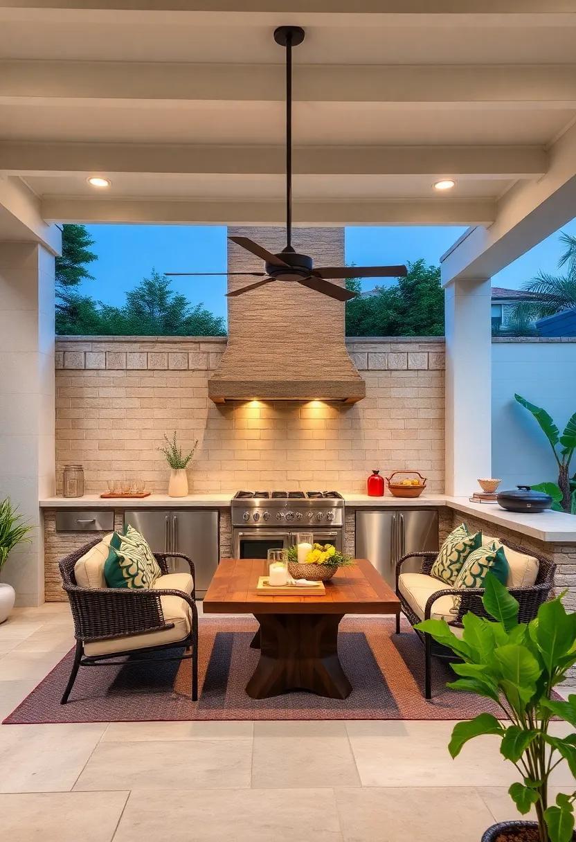 27 Inspiring Patio Outdoor Kitchens with Stunning Tiled Backsplashes You’ll Love