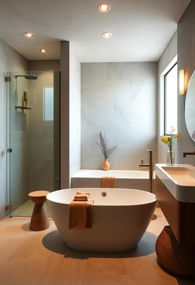 24 Stylish Ways to Elevate Your Bathroom with a Tub and Shower Combination