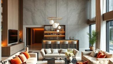 25 Stunning Ideas for Creating a Luxury Living Room with a Custom Bar Area