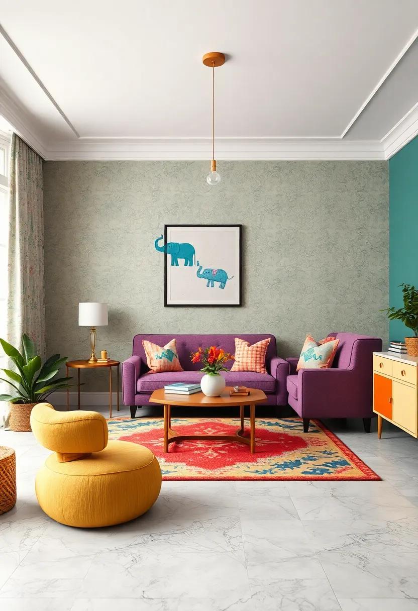 Elegant Elephants: Charm with pastel elephant motifs combined with rich jewel tones to craft a soothing yet captivating atmosphere