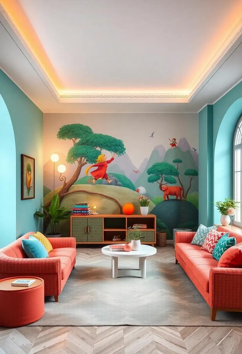 Whimsical Wall ‍Murals: Turn walls into canvases with lively murals depicting fairy tales⁢ or adventures, ensuring a constant‌ source of inspiration for imagination