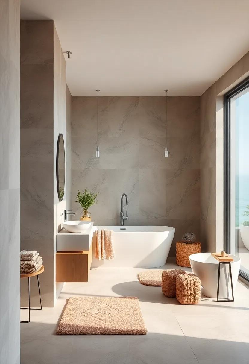 Choose​ organic cotton towels and bath ⁤mats⁤ to ​promote ⁢sustainability and comfort in your daily routines