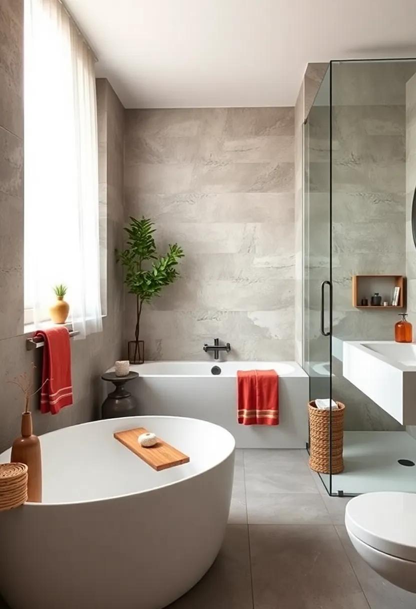 Utilize Glass ​Enclosures: Replace dull curtains with sleek glass shower ⁣doors to create a modern and ‍spacious feel ‌in your combined area