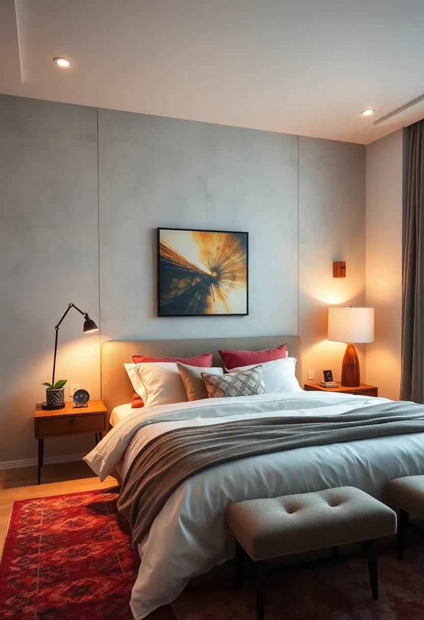 Layered ⁢Lighting: Combine various ⁢light sources such as table‍ lamps, floor lamps, and wall sconces for ‍a balanced and inviting⁤ atmosphere