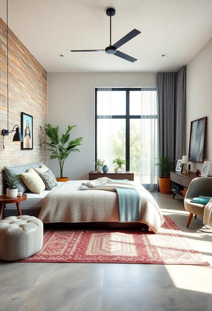 Statement ⁣Rug: Add a striking area rug to ‌anchor your room and define different spaces ‌while enhancing comfort underfoot