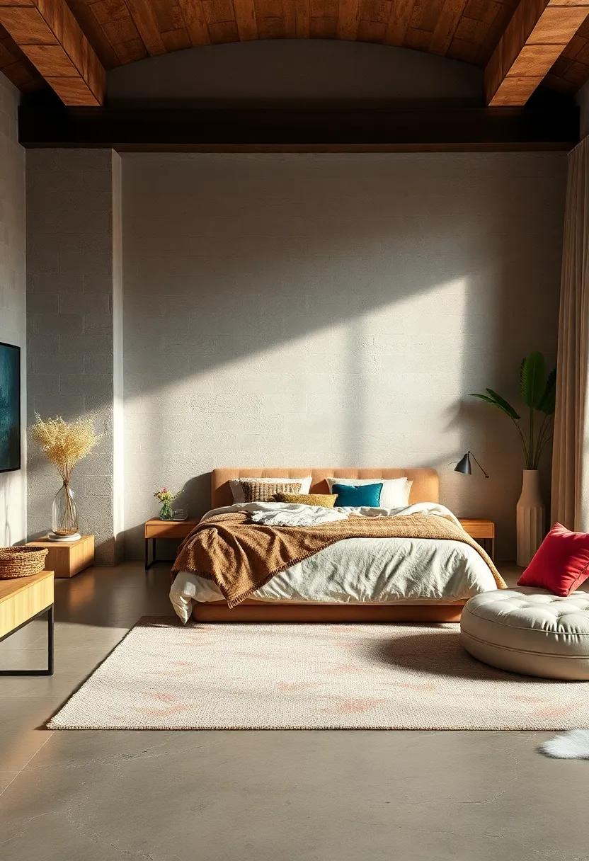 Textured Fabrics: Layer various textiles‌ like throws, cushions, ⁣and ⁣rugs to add warmth and depth ‌to your bedroom's design