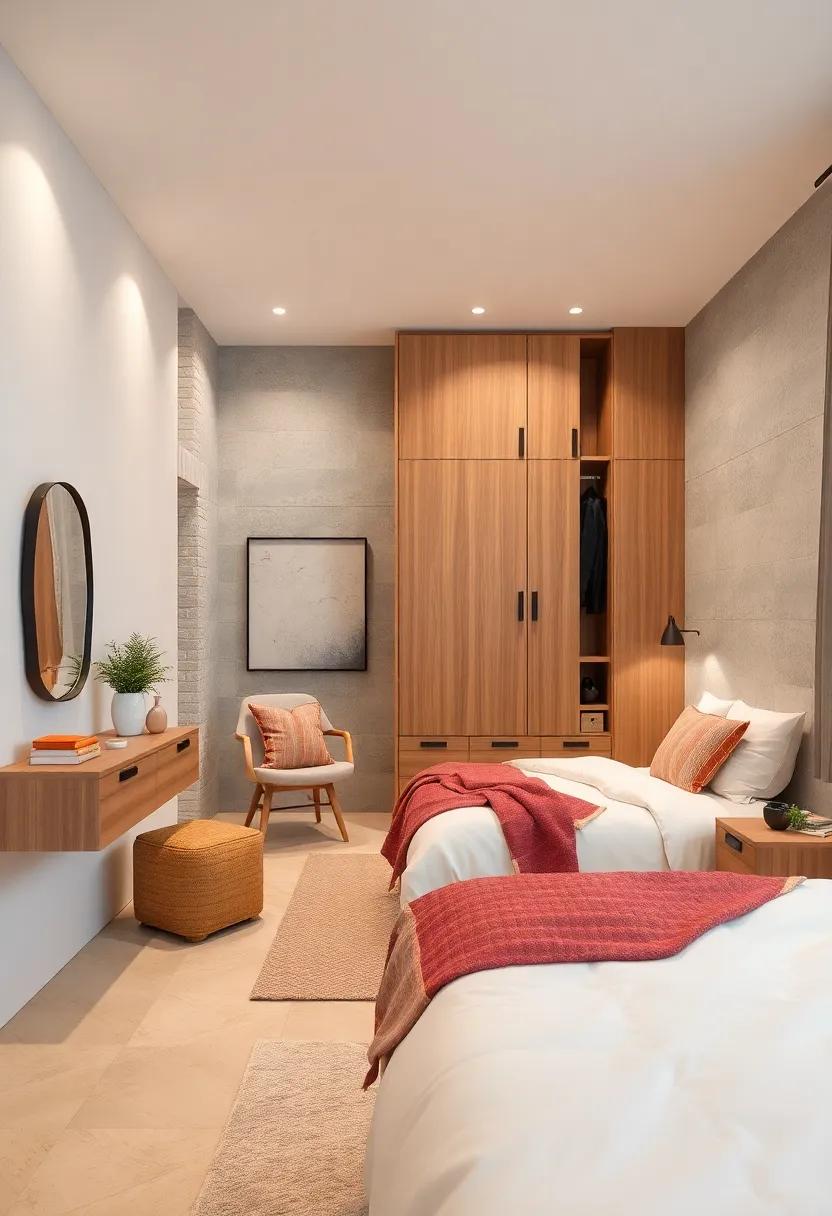 Cozy⁤ Nook: Learn to create a ​snug corner bedroom layout with a built-in wardrobe ​that maximizes space ‍while ‌offering ample storage