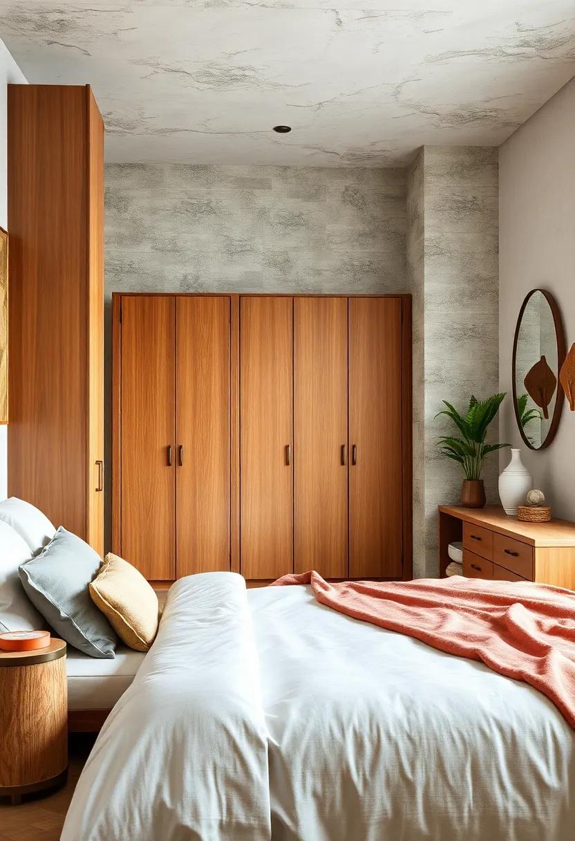 Vintage ⁤Vibes: Discover‌ unique retro⁣ wardrobe designs that ​add⁢ character⁢ and charm to a thoughtfully curated​ vintage-inspired ​bedroom