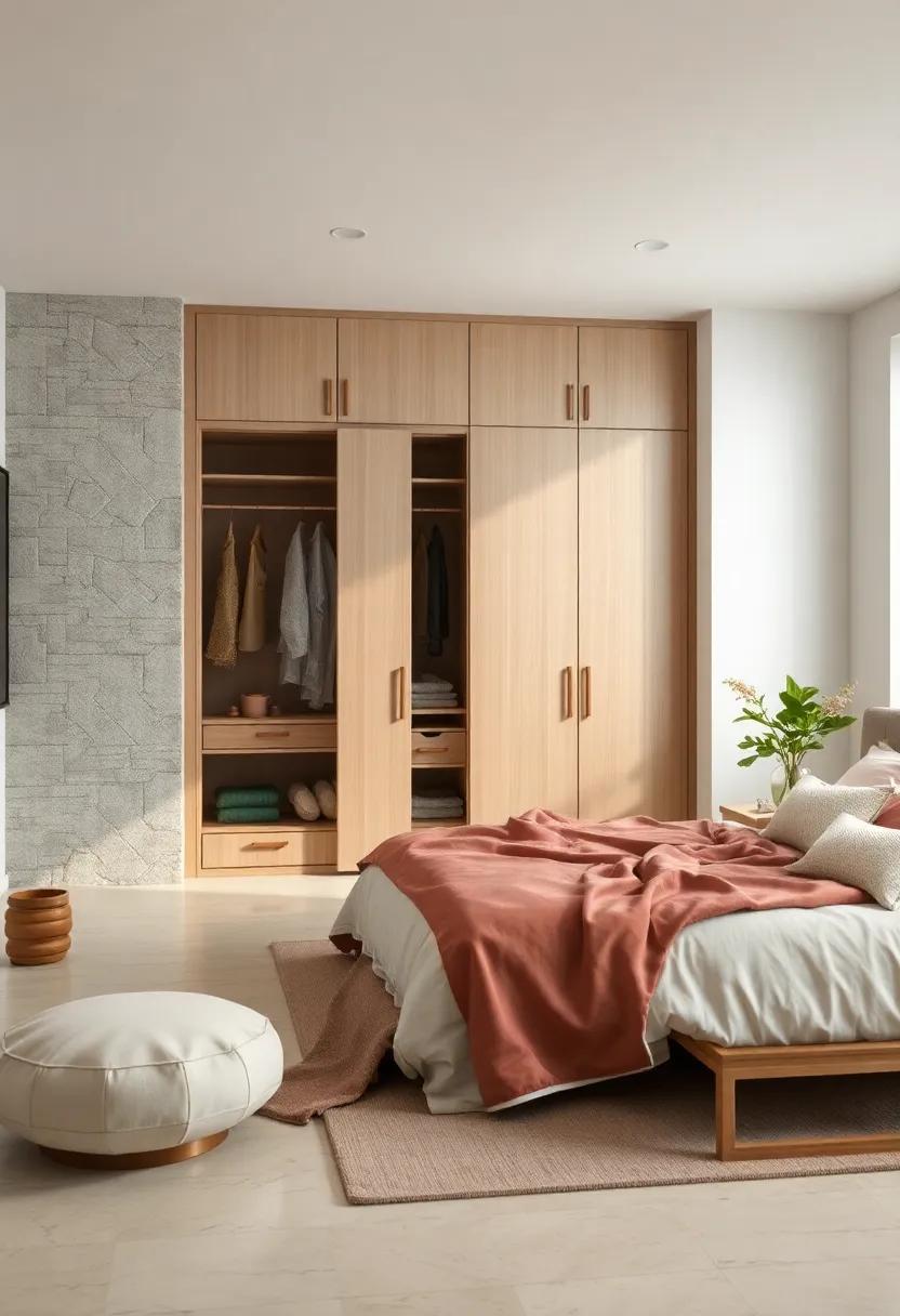 Zen Living: Create a calming environment with a wardrobe that emphasizes simplicity and function, perfectly​ aligning with​ a Zen-inspired layout