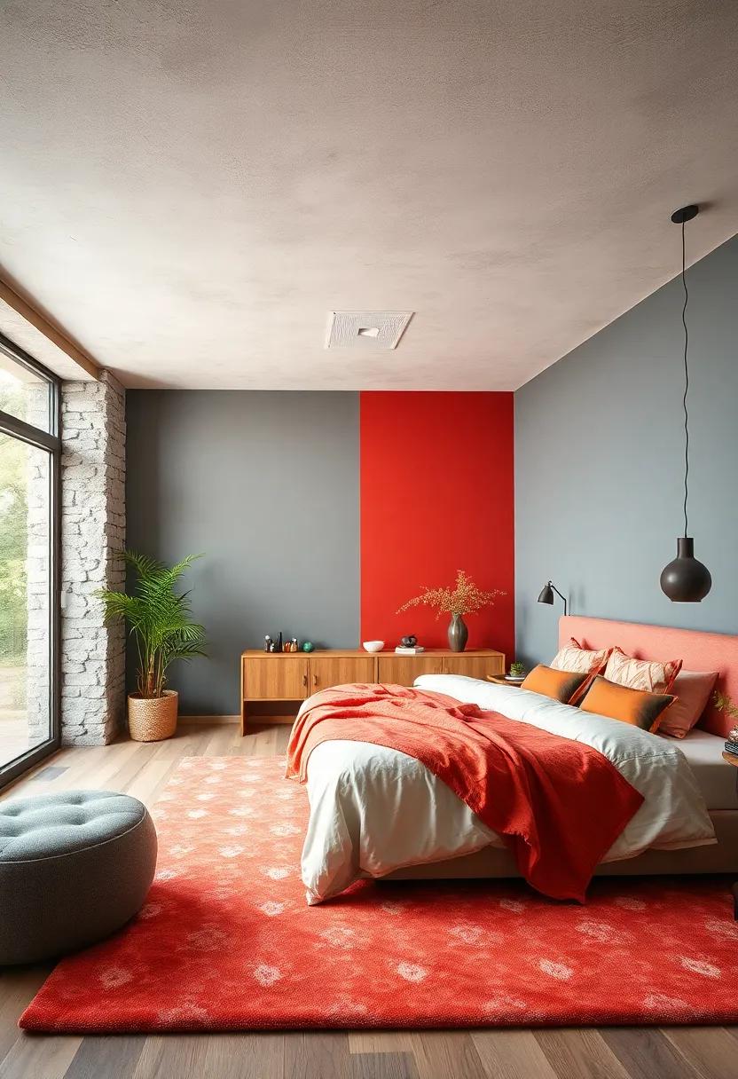 Accent Walls: Designate one wall⁣ for an accent⁣ color or pattern that stands ‍out and‌ anchors the room while keeping‍ the rest muted