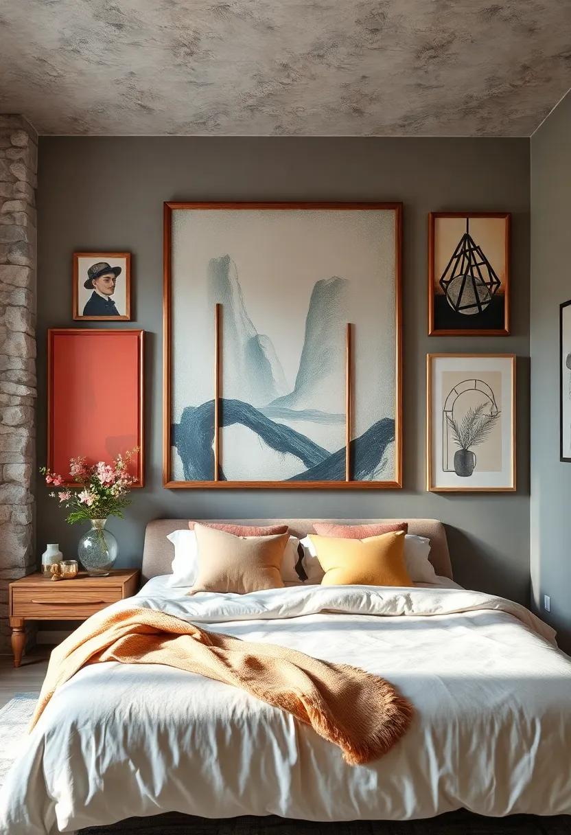 Artistic Frames: Create the illusion of framed art by painting⁢ faux frames around existing decor, adding a gallery-style feel to your wall