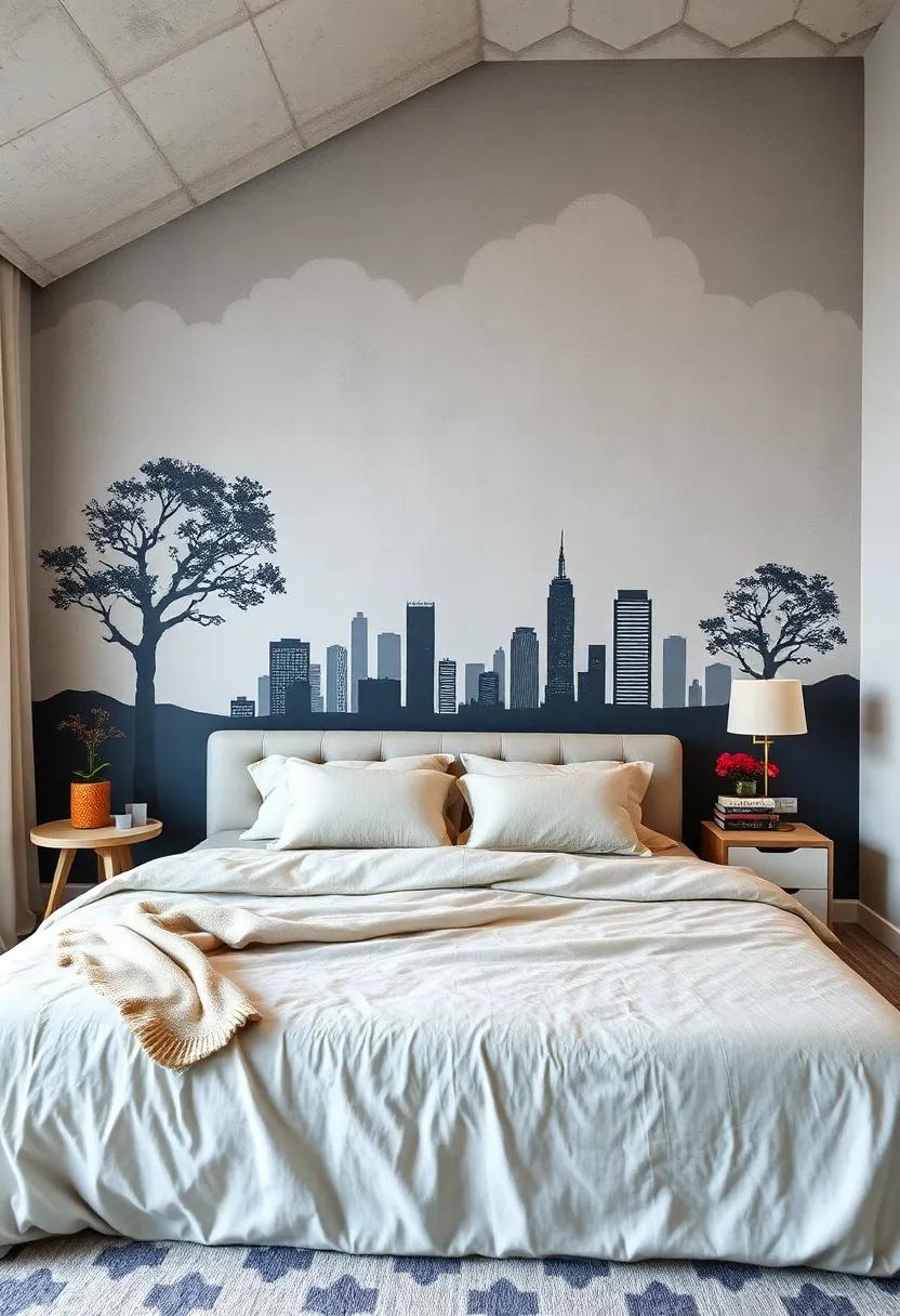 Artistic Silhouettes: Paint silhouettes of trees or‍ city skylines for ⁣a‌ chic⁢ and minimalist aesthetic that ⁤adds character without overwhelming the space