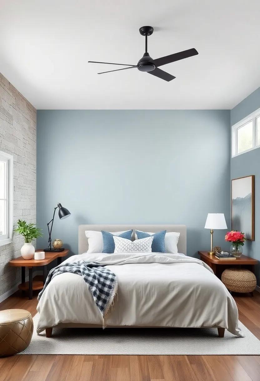 lake House Vibes:⁣ Paint your walls in tranquil blues and soft grays to emulate⁣ the soothing feel of a lakeside getaway