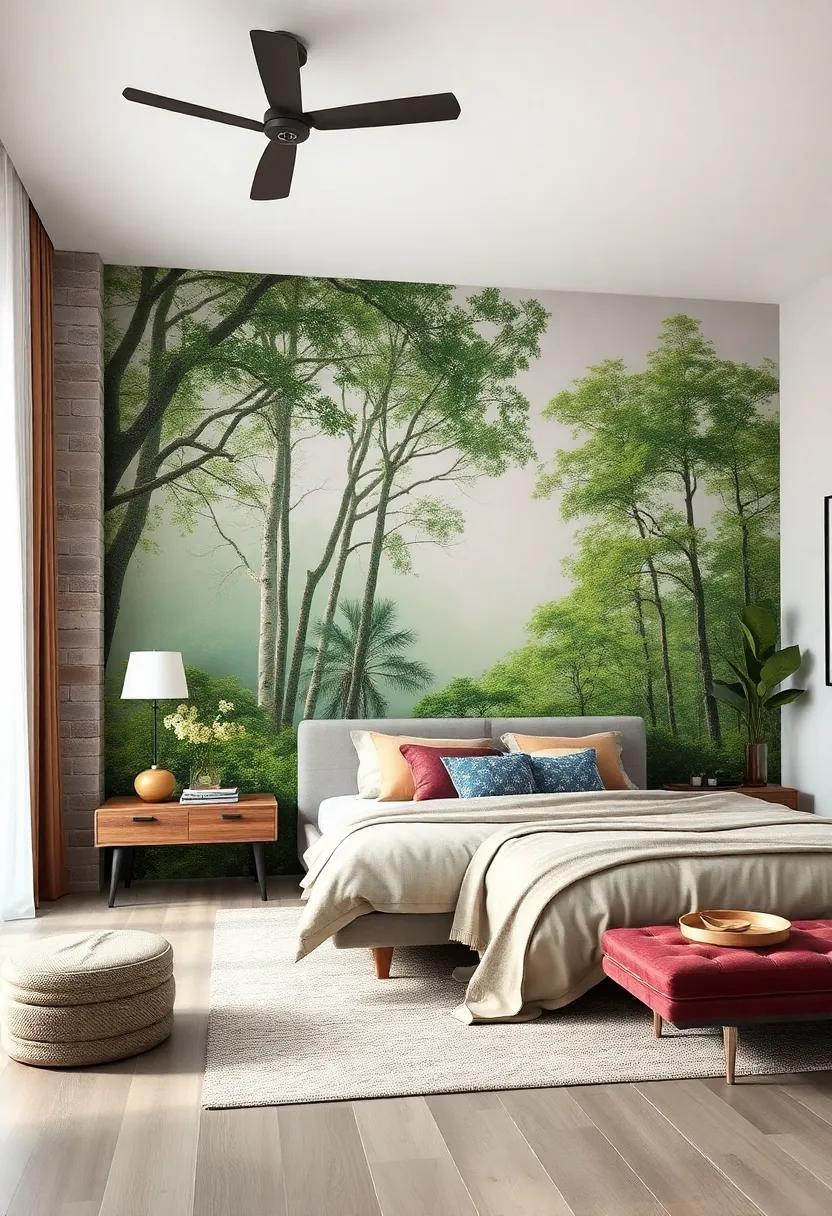 Nature-Inspired ‍Murals: Bring the outdoors⁢ inside with stunning nature murals, from lush forests to tranquil beaches, creating a ⁤calming escape