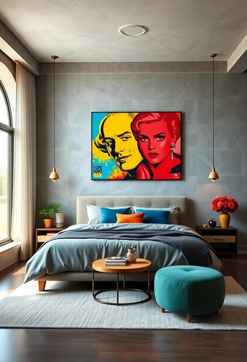 Pop​ art inspiration: choose bold and bright pop art designs featuring iconic imagery that can serve as ⁤conversation‌ starters