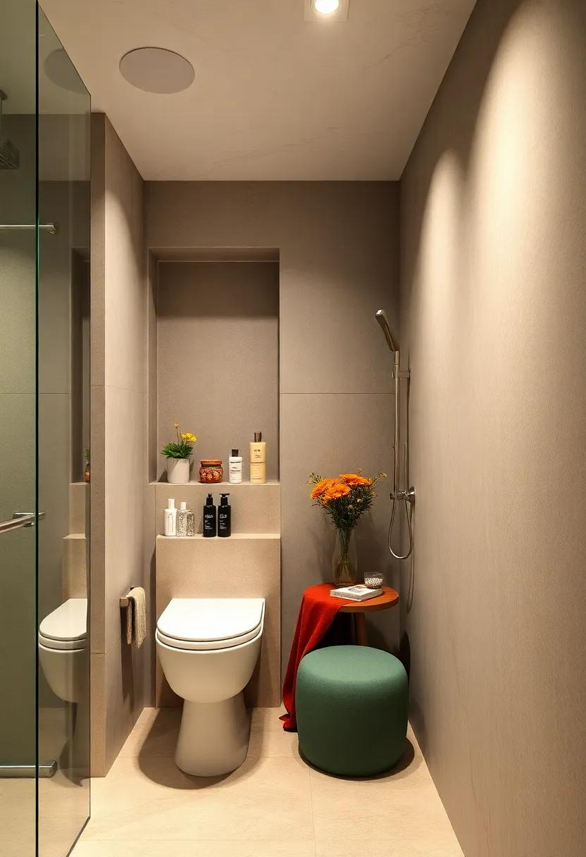 Design a Shower Niche: Create a custom alcove in your shower for a functional yet stylish way to store products