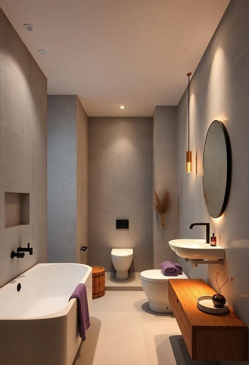 Layer Lighting: use ambient, task, and accent lighting to create a warm and inviting atmosphere while enhancing design features