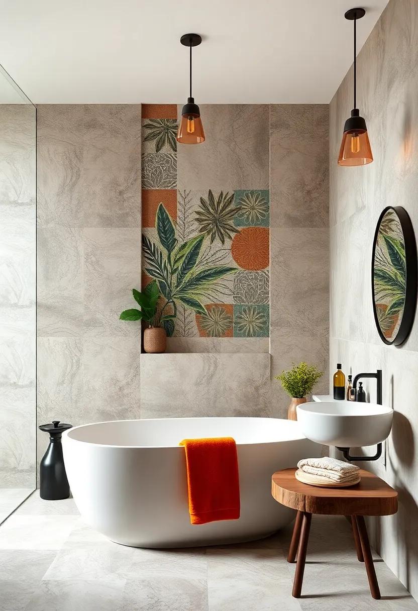 Artistic Tiles: Look for handmade or artisan tiles ⁢featuring unexpected designs that can be used as a backsplash ⁢or accent wall