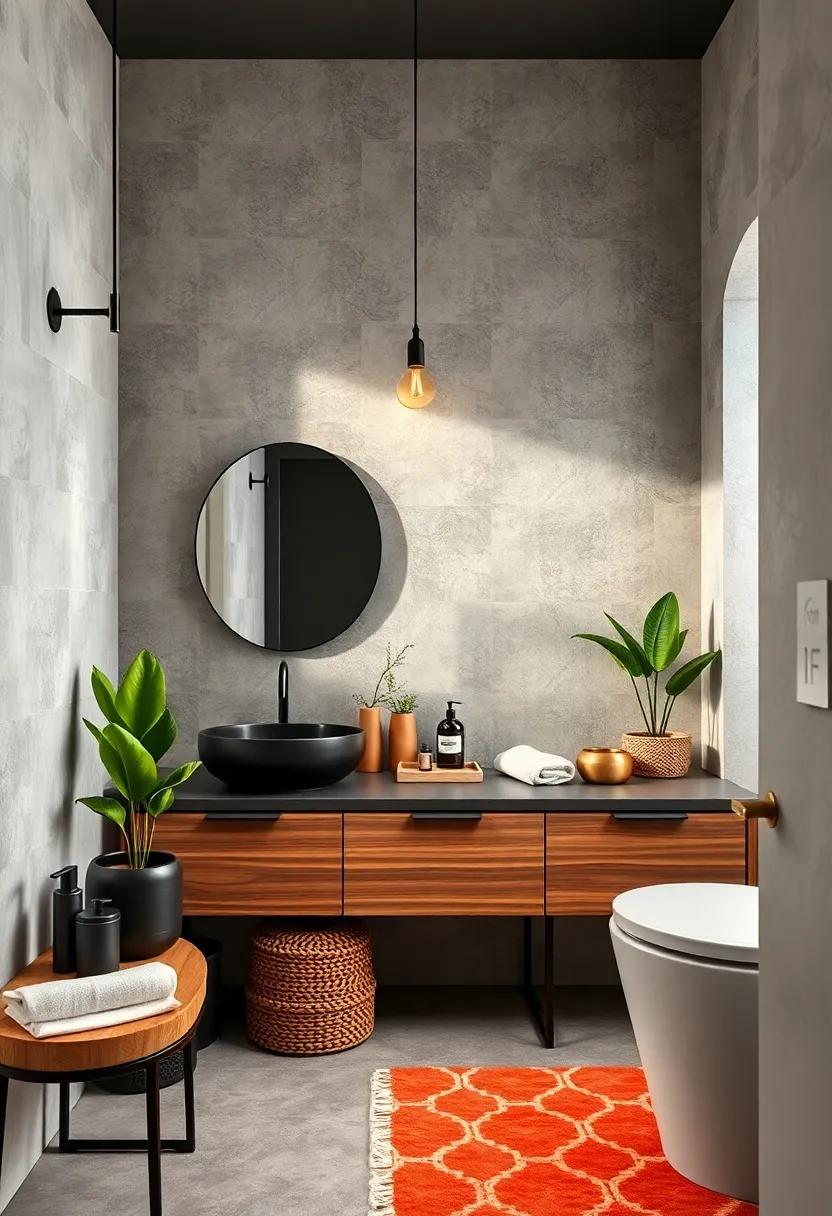 Contrasting Fixtures: Opt for faucets⁤ and cabinet handles in bold finishes, like matte black or polished brass, ‌to make a modern statement