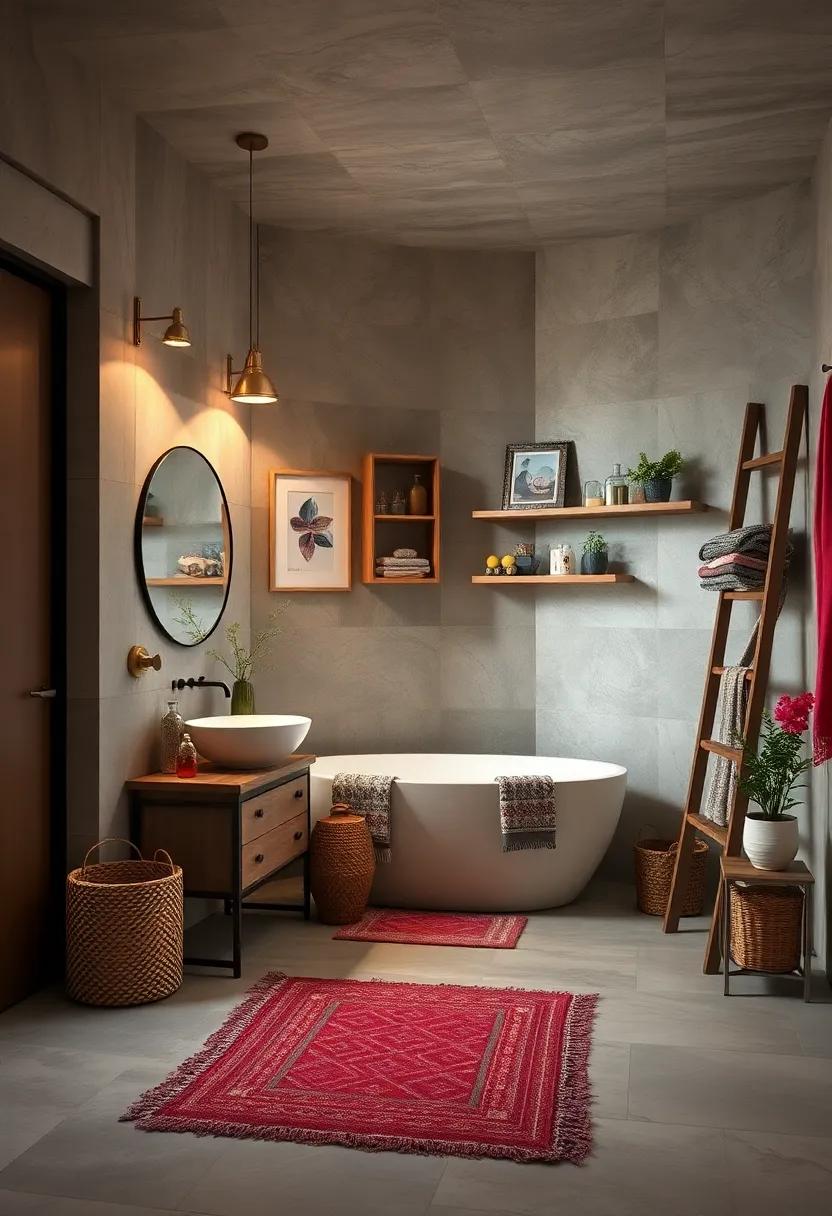 Upcycled Decor: Get creative‍ by ⁢upcycling⁤ vintage items‍ like old ladders or crates into unique storage solutions or shelving