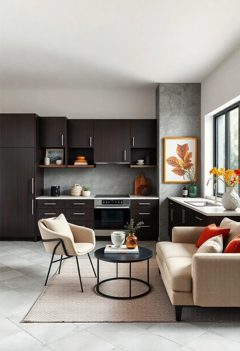 Incorporate Art: Hang art pieces that contrast with ​the‌ dark cabinets, adding‌ personality and color to your kitchen