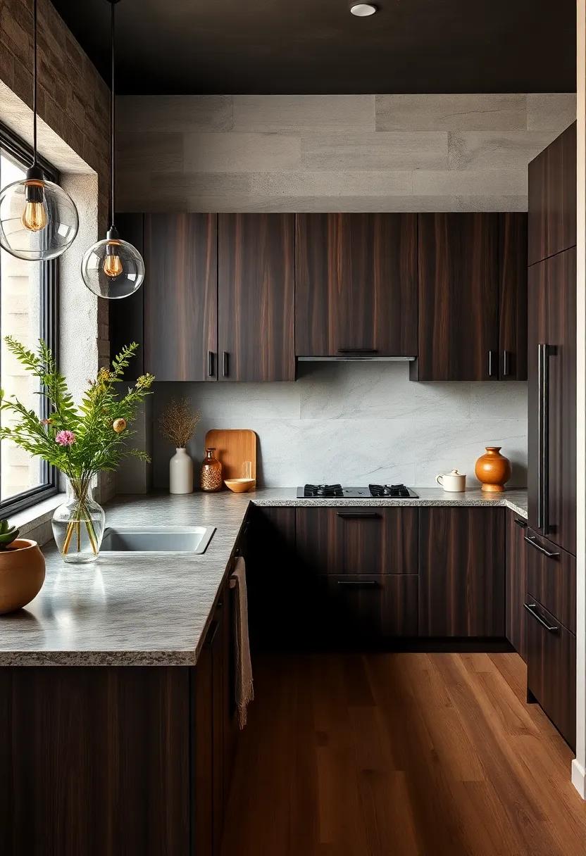 Go Minimalist: ⁤Keep decor⁢ simple ⁢and uncluttered, allowing the natural beauty of ‍dark wood to shine through