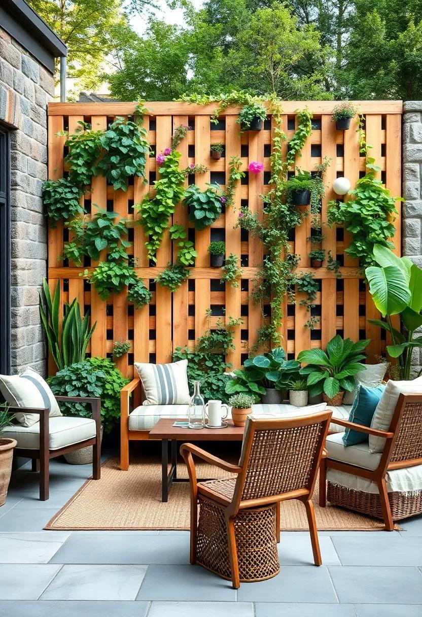 Vertical Garden ‍Delight: ​Utilize pallets to create a vertical garden fence that not only​ defines your ‌space but also serves as a‍ stunning⁣ backdrop‍ for climbing plants and herbs