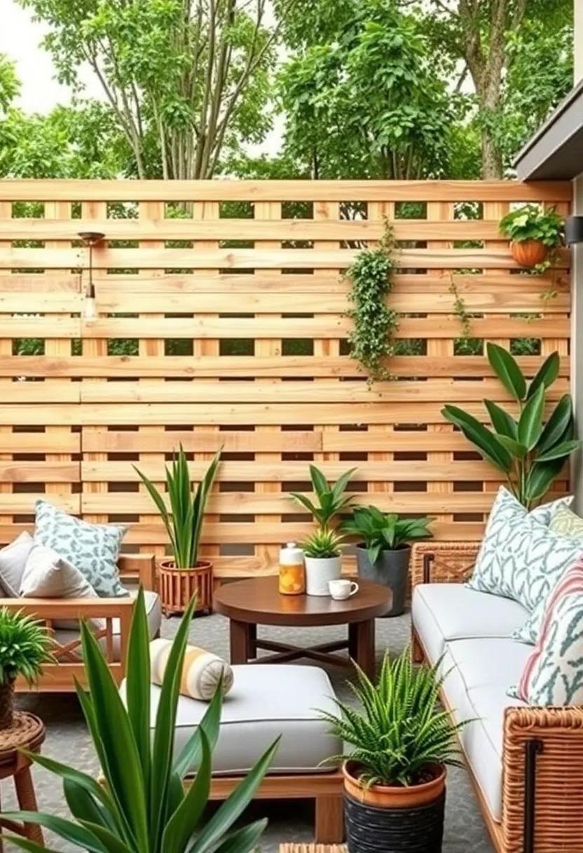 Multi-Level Pallet Design: Get creative with a multi-tiered pallet fence that adds depth and dimension to ⁢your garden while providing barrier options for different areas