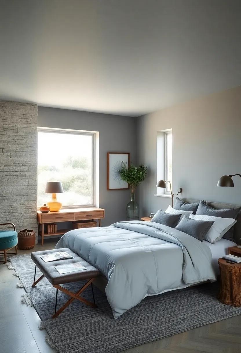 Soft ⁣Slate Blue: Inspired by coastal tones, ⁣this calming blue-infused gray creates⁢ a⁣ relaxed bedroom environment