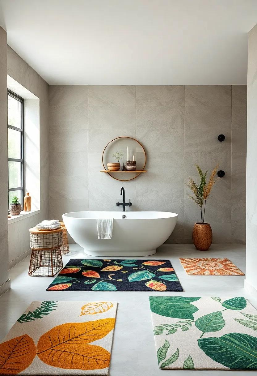 Botanical Bliss: Select ⁢rugs adorned with lush foliage⁢ prints to infuse your ⁣space ⁣with a touch of ‍nature and organic beauty