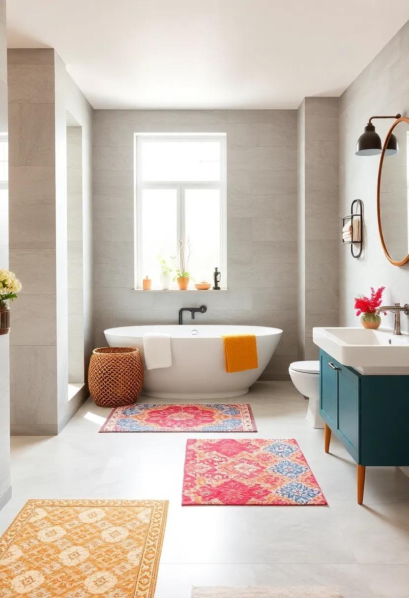 Seasonal Switch: Update ‍your bathroom's⁢ look by swapping rugs with seasonal patterns, keeping the ⁤space fresh⁢ and reflective of the changing seasons