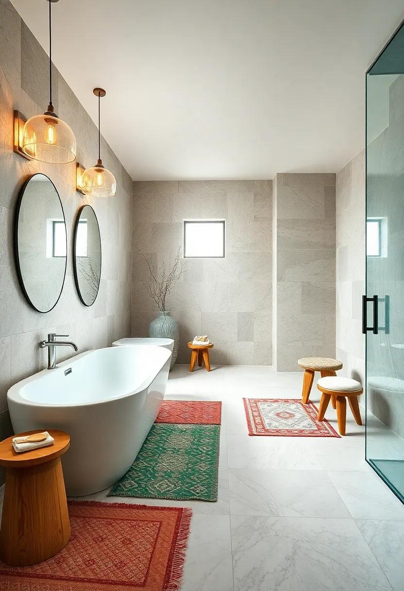 Zen ⁤Retreat: Opt ⁢for serene, muted ⁣patterns‌ and soft ‍colors to create a ⁤calming,⁤ spa-like bathroom experience​ that promotes​ relaxation