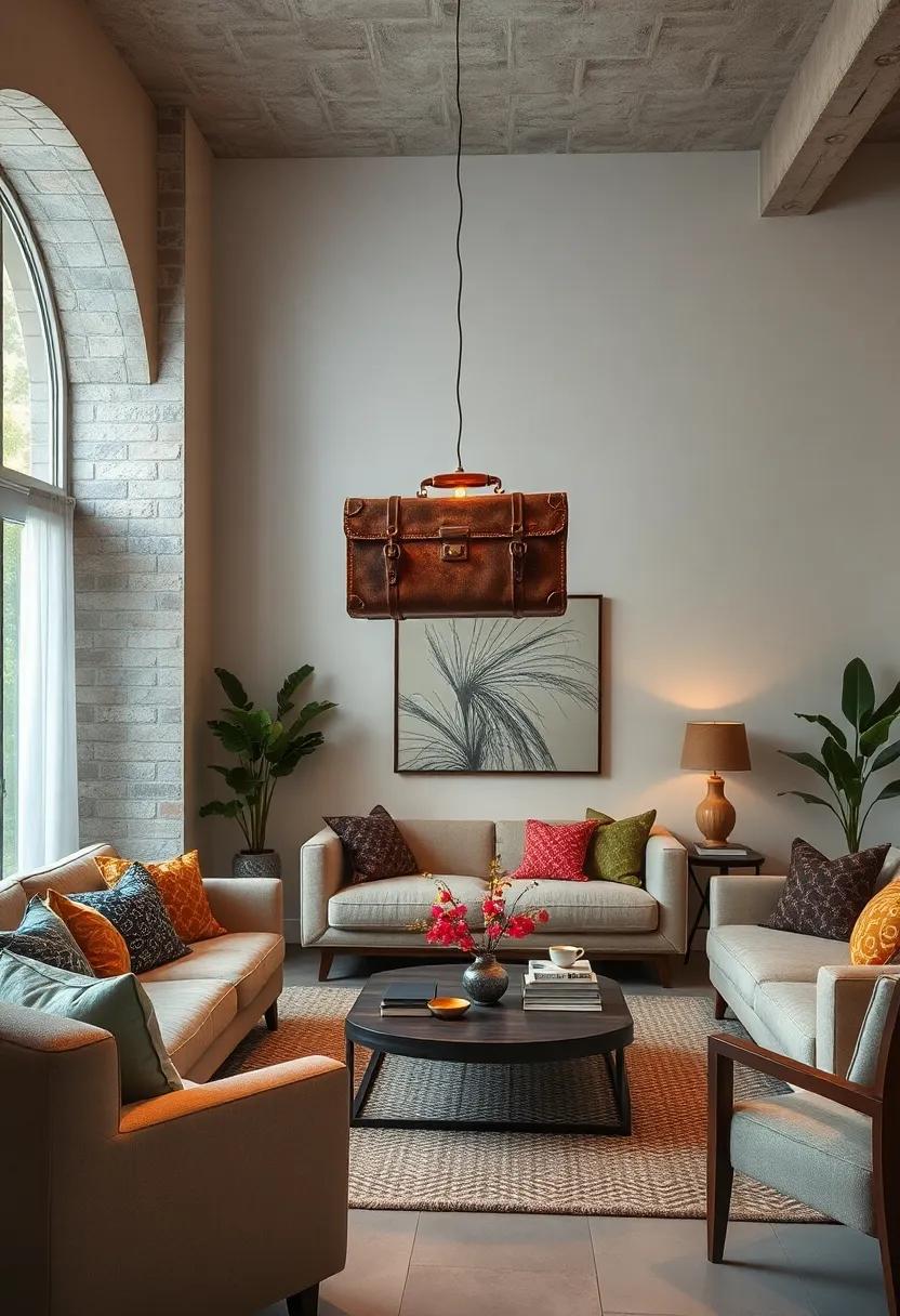 Vintage suitcase Light: Transform an old suitcase into ⁢a quirky light fixture for an adventurous and creative touch that showcases your unique personality