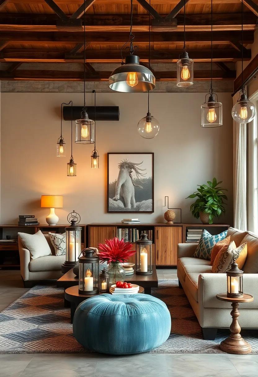 Vintage Lanterns: Place an array of vintage-style lanterns on bookshelves⁣ or tables for a charming, eclectic vibe that ⁢evokes a sense of nostalgia