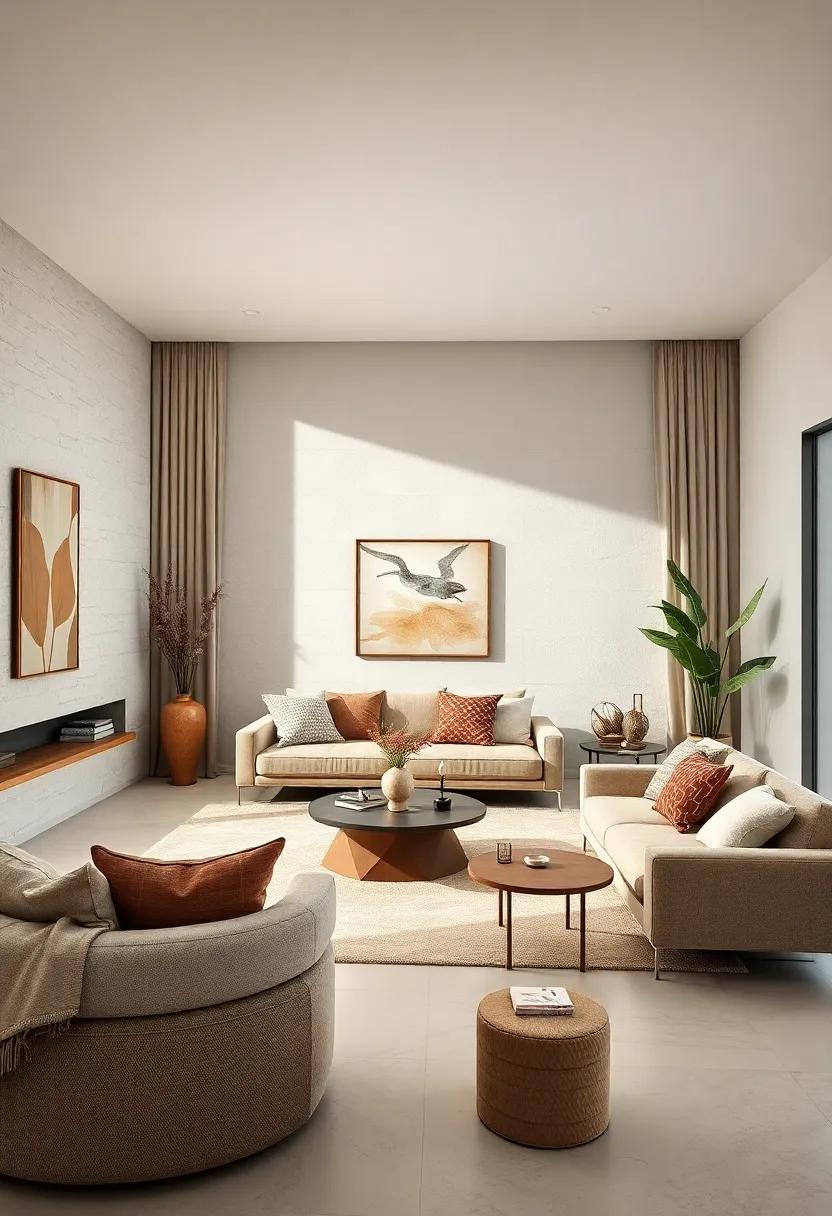 Utilize a mix of textures, such as linen‍ and wool, to add ⁤depth to ⁢the room