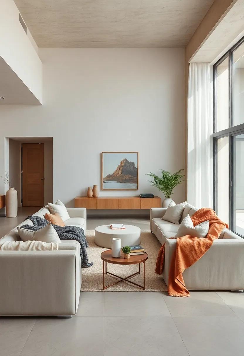Layer‍ soft⁢ throws on ⁣furniture for ‌added warmth without​ compromising ⁤minimalism