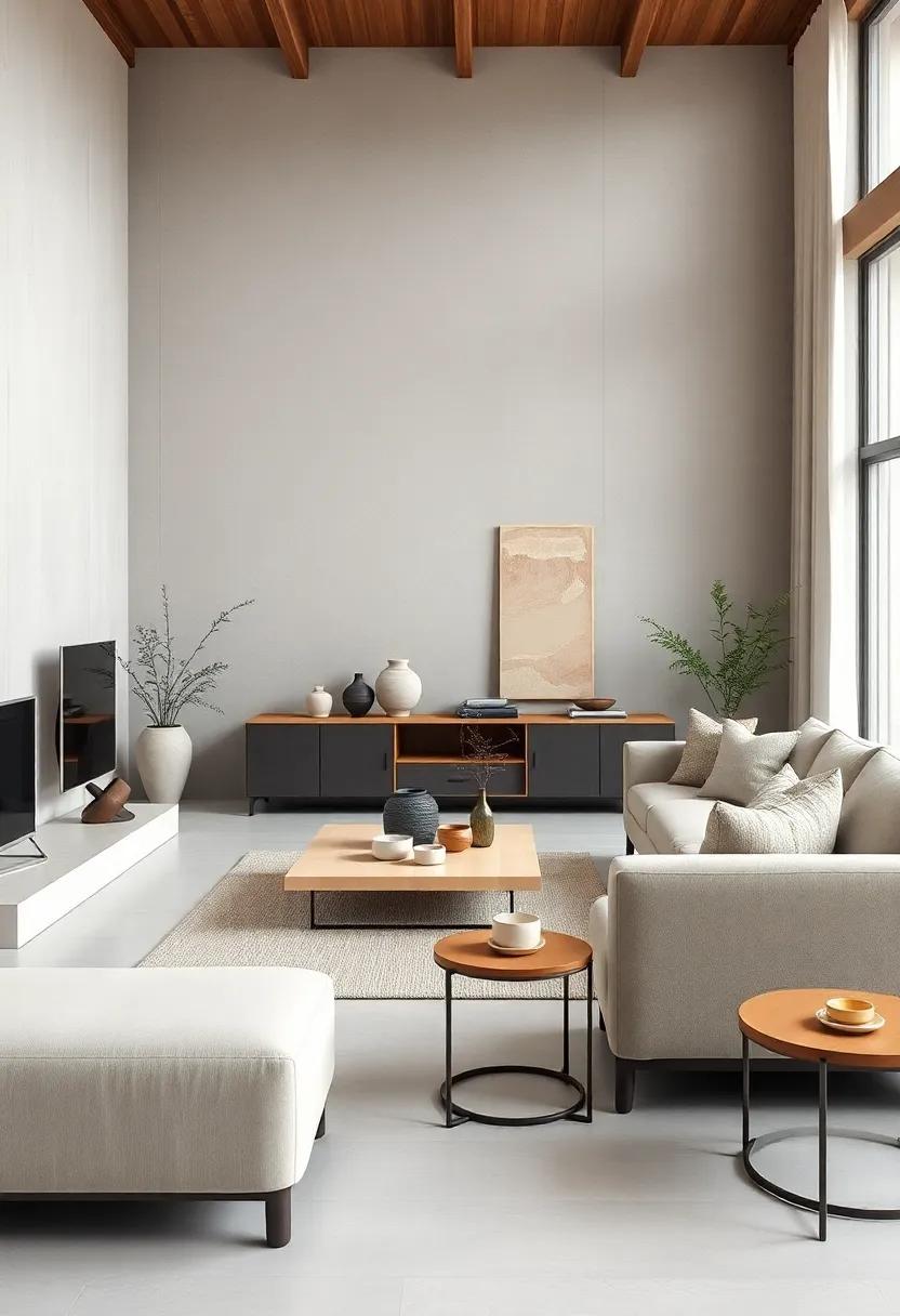 Curate​ a collection⁣ of ‌monochromatic ceramics for a stylish display