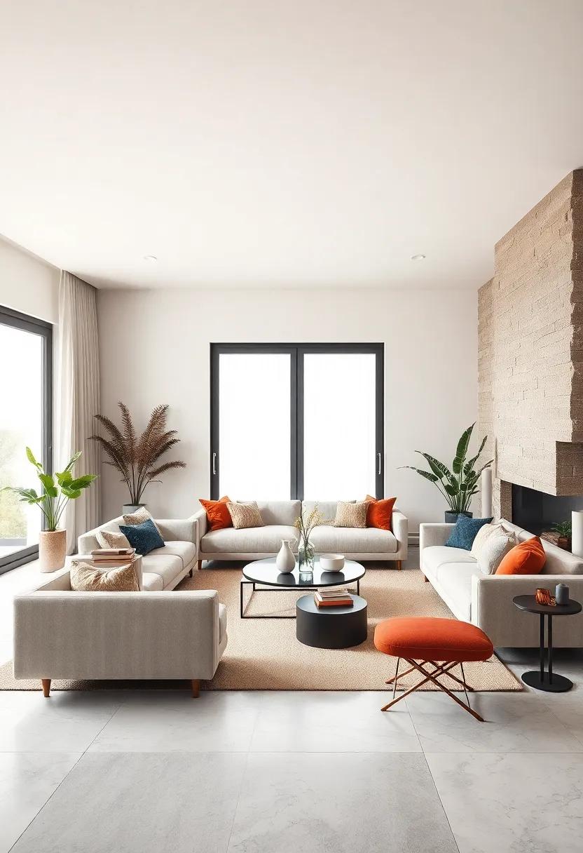 Create harmony with a monochromatic color palette ‍accented by varying shades