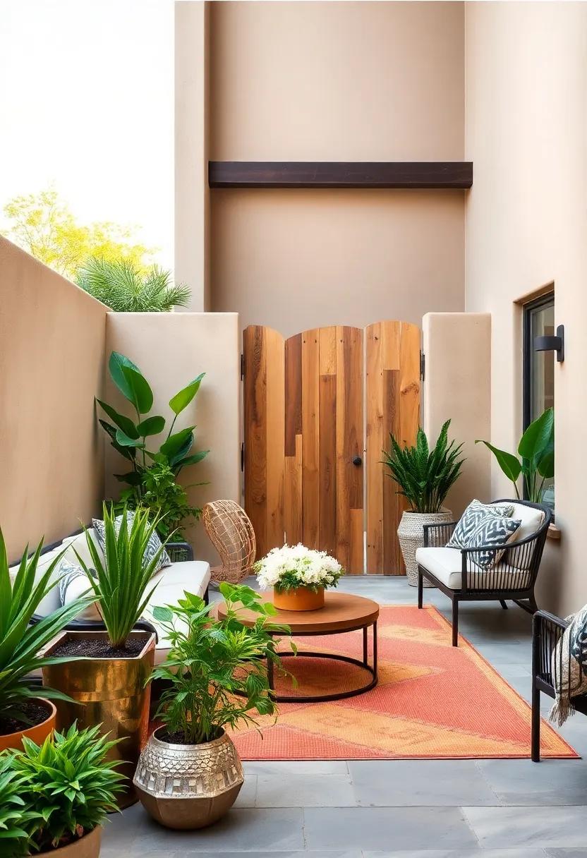 adobe ⁣Walls: Create ​a Southwest vibe with adobe-style‍ fencing ‌and a⁣ wooden gate, perfect for a touch ⁢of warmth‍ and earthiness