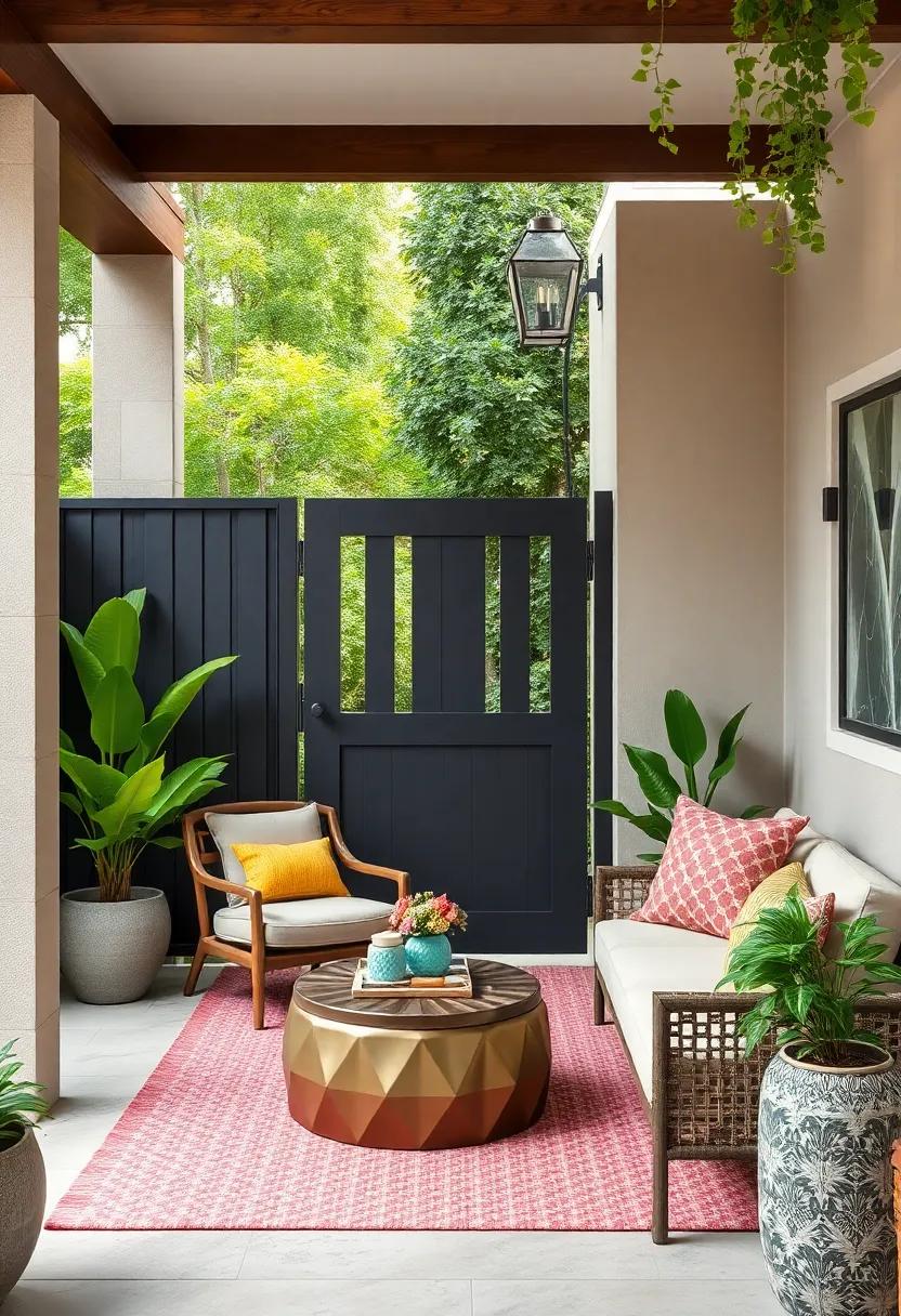Bold Colors: Make a statement with brightly painted privacy fencing and ​a beautifully ⁤designed ⁣gate that reflects your‍ personality